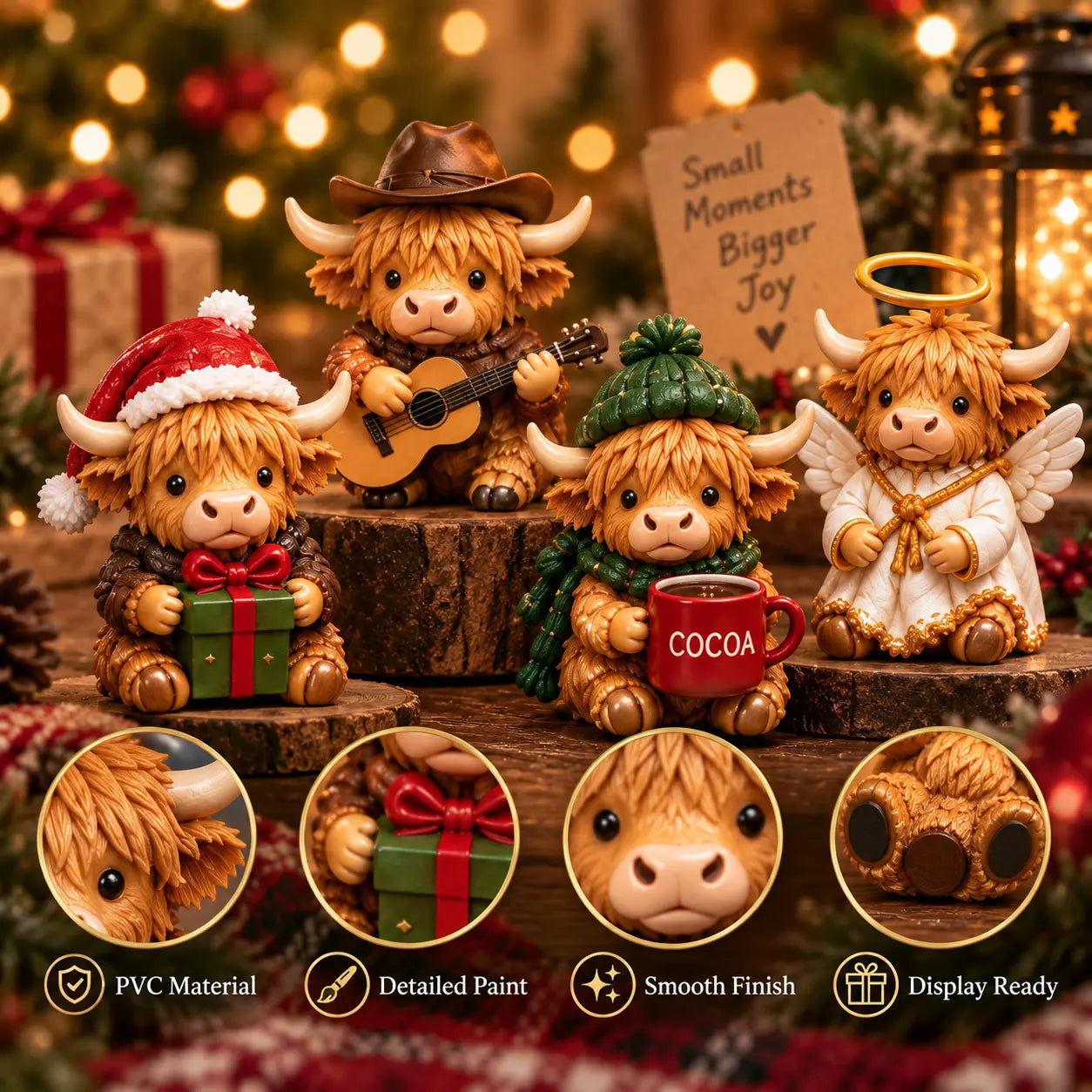 24-Day Highland Cow Advent Calendar - Christmas Countdown Gift Box 🐄🎁
