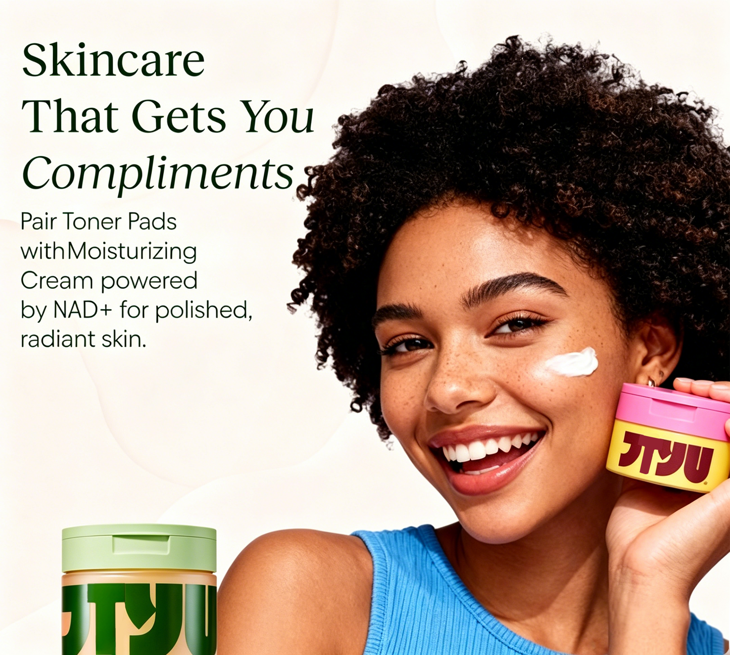 Korean Toning Polish Pads 100CT – Anti-Aging for Dark Spots & Wrinkles🧴
