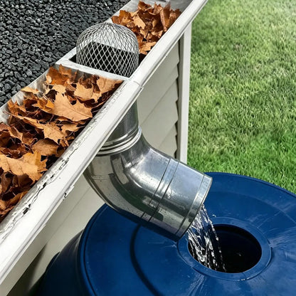 2 PCS Aluminum Alloy Gutter Guard Filter, Roof Rain Gutter Downspout Strainer🛠️