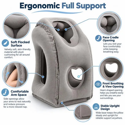 Inflatable Travel Pillow for Airplanes ✈️