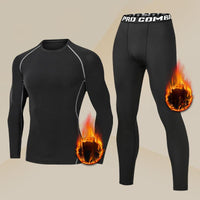 Elite Gray Line Fleece-Lined Set
