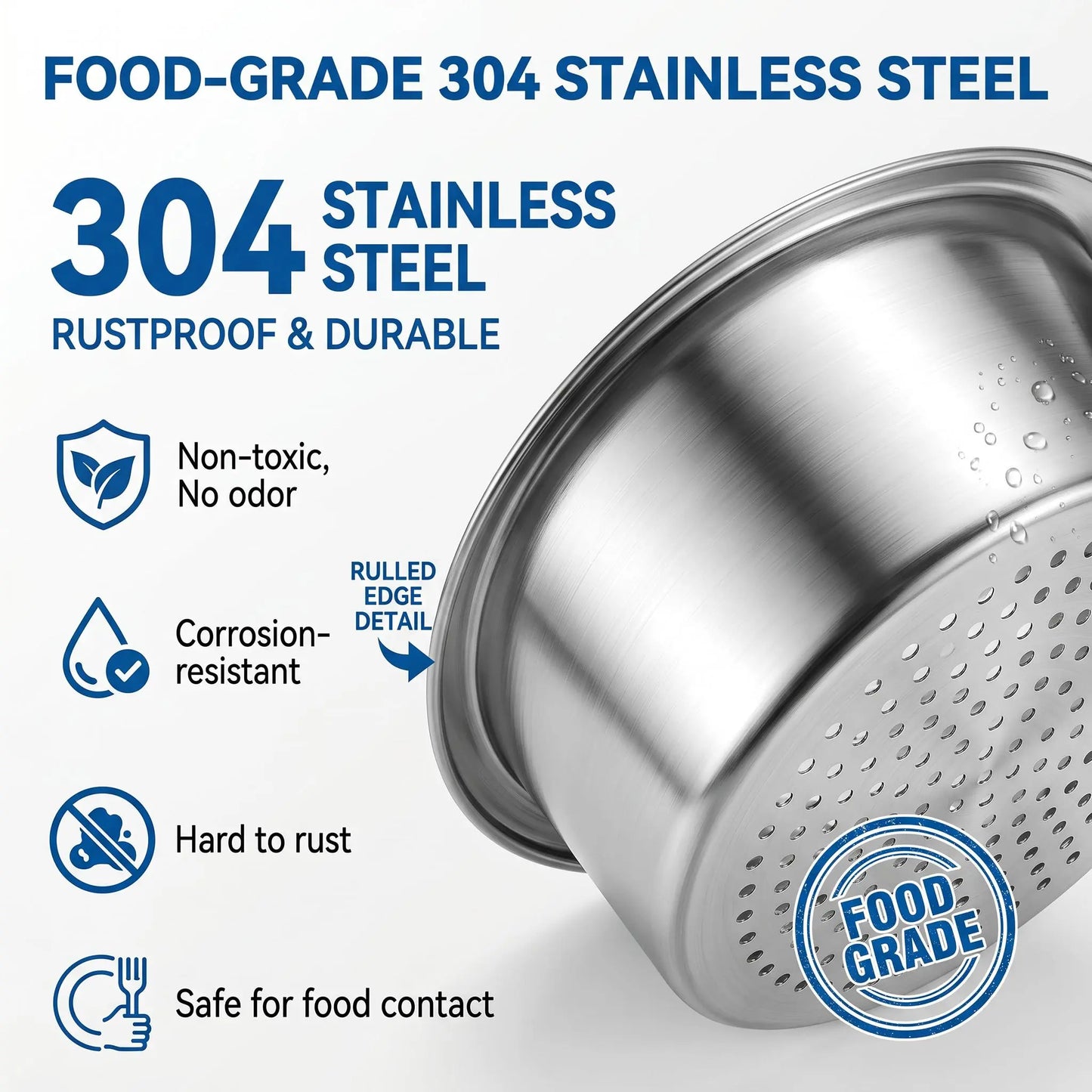 Stainless Steel Swan Sink Strainer Basket🚰