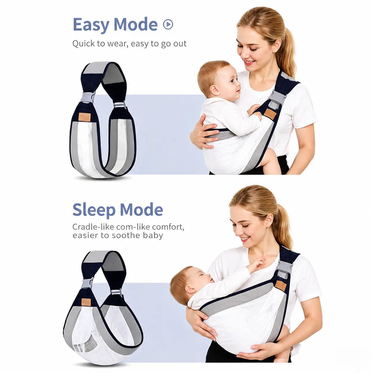 Adjustable Single-Shoulder Portable Strap, Lightweight Breathable Mesh Hip Bag Strap 🎒