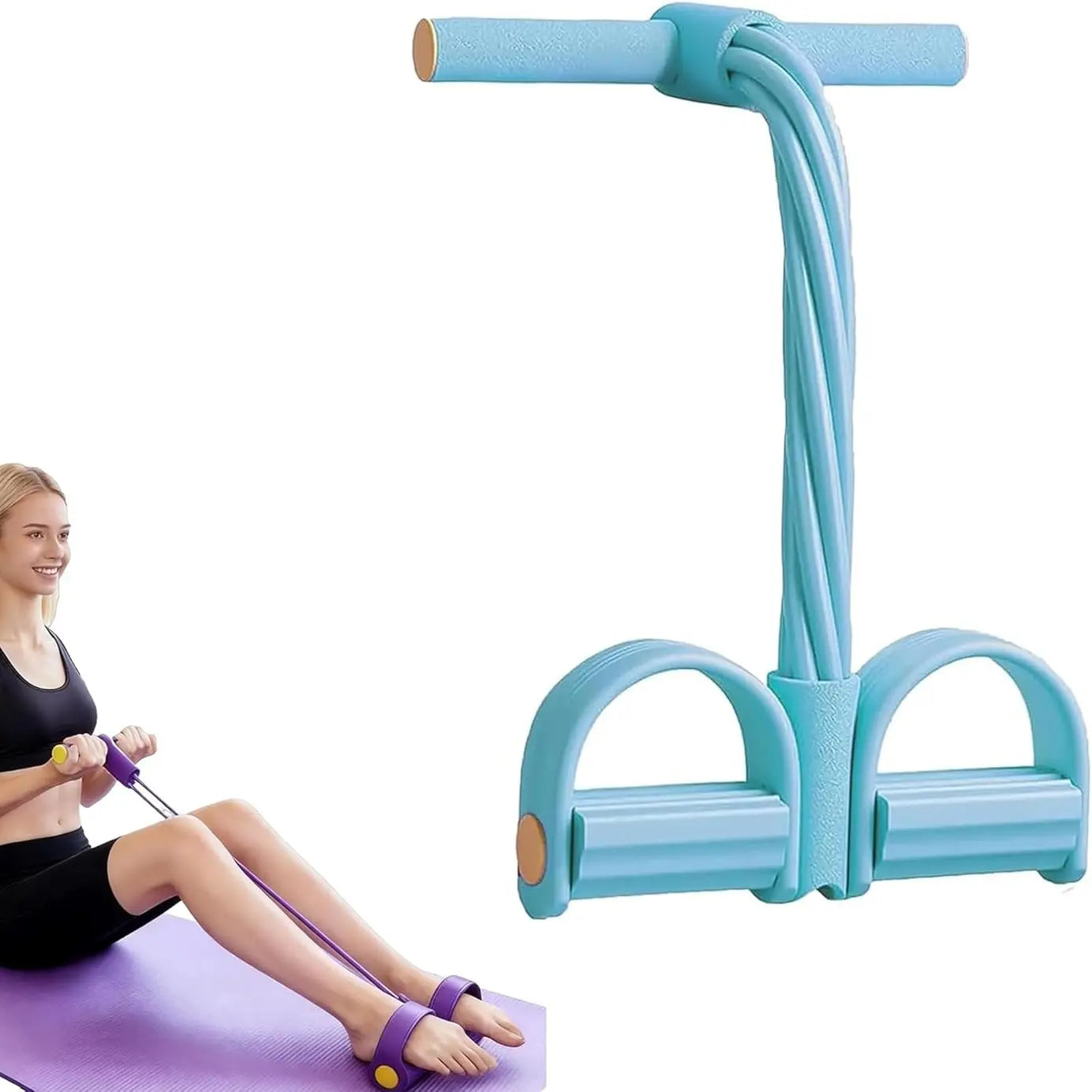 ✨Stylish Handle Fitness Device — Pedal Resistance Trainer