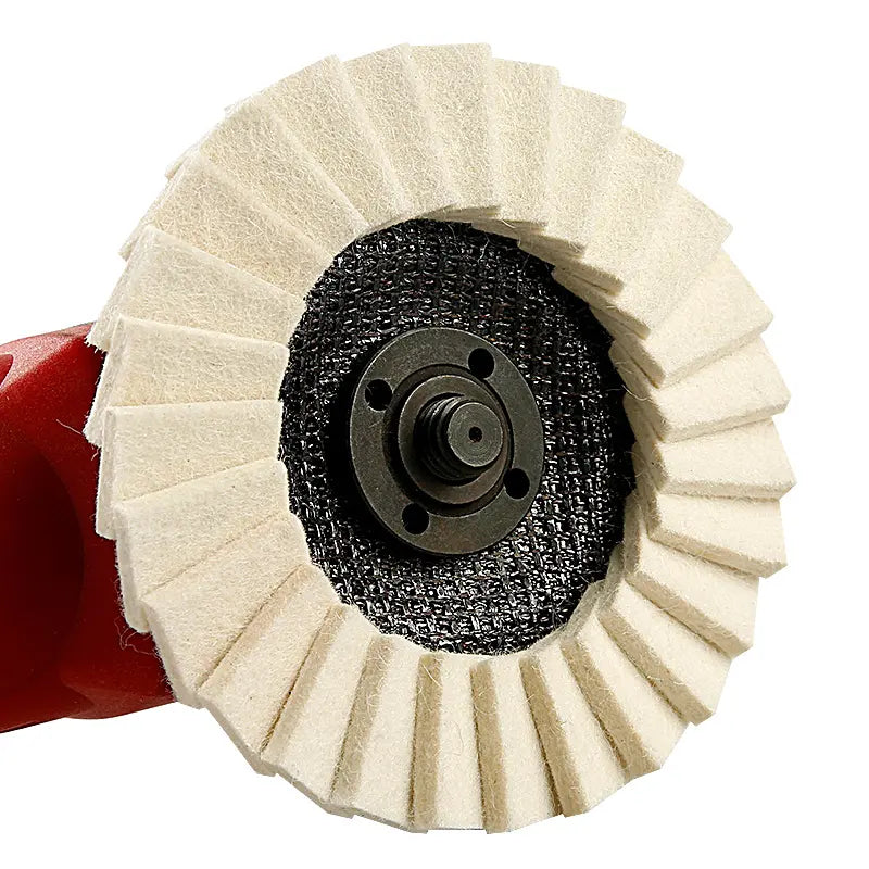 🛠️ 5-Inch Wool Flap Polishing Wheels for Angle Grinders