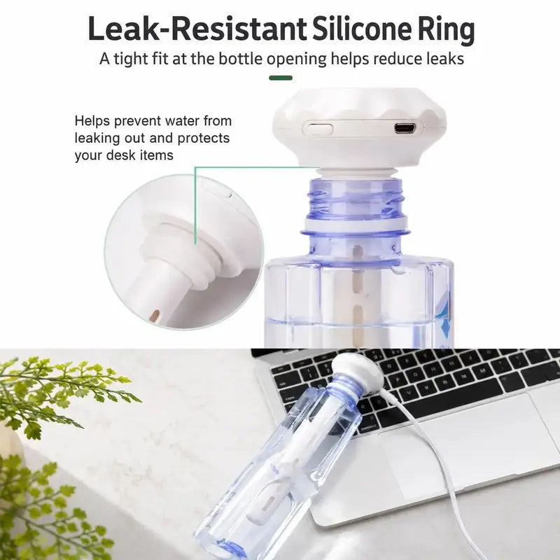 Mini USB Cool Mist Portable Donut Humidifier, Unlimited Water Tank Small Desktop Mist Maker 💧
