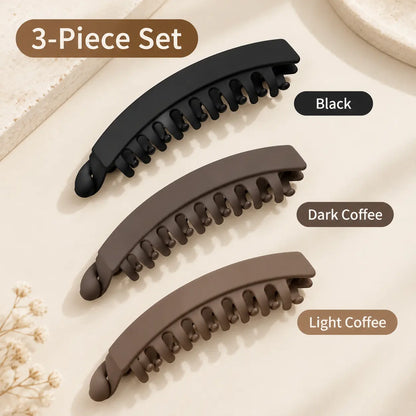 3 PCS Banana Hair Clips for Women, Cute and Stylish French Hair Claw Clips✨