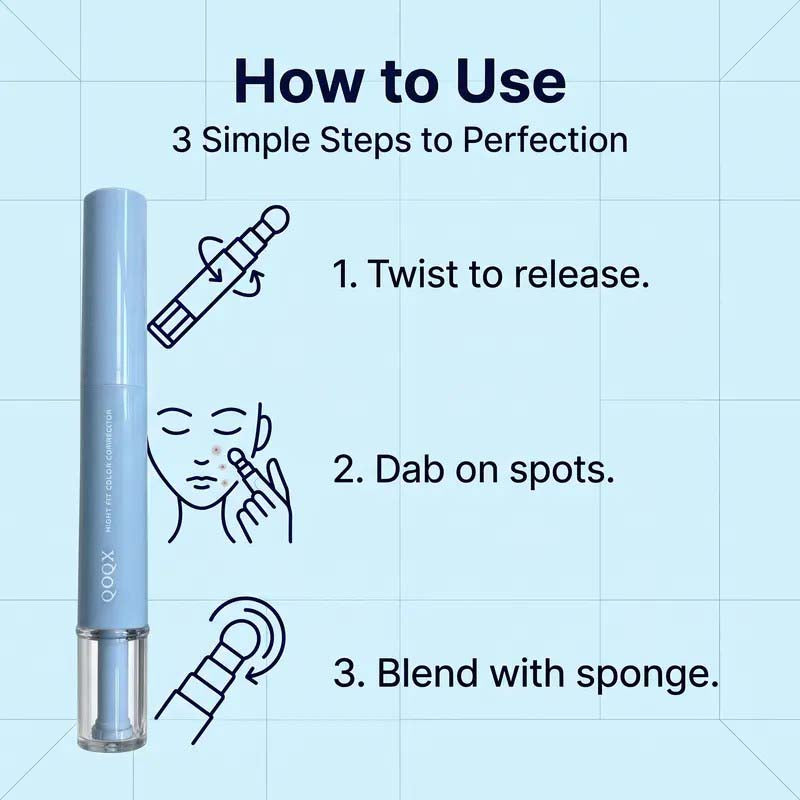QOQX cushion concealer how to use
