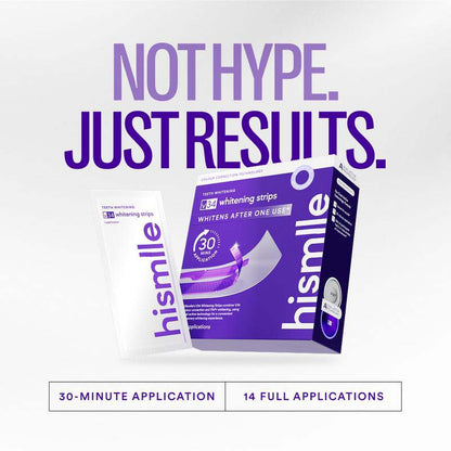 V34 PAP+ Teeth Whitening Strips | Peroxide-Free Gentle Yellow Tone Correction🦷