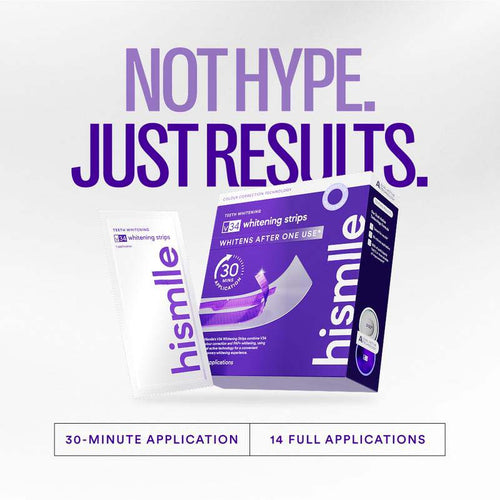V34 PAP+ Teeth Whitening Strips | Peroxide-Free Gentle Yellow Tone Correction🦷