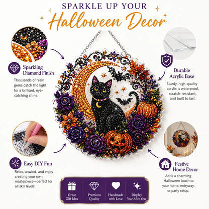 Halloween Diamond Painting Hanging Ornament Kit🎃