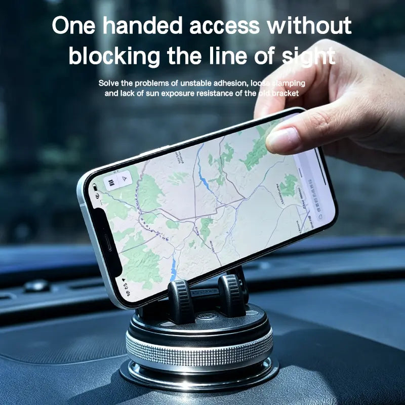 Car Phone Holder 360 Degree Rotation, Suitable for Car Navigation In-Car Dashboard 🚗