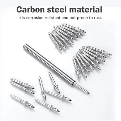 100 Double-Headed Carbon Steel Baseboard Nails🔩