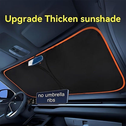 2026 New Portable Heat-Insulating Vehicle Sunshade, Upgraded Thickened Front Window Sun Shade☀️