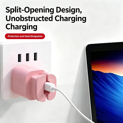 2 in 1 Silicone Charger Protector with Cord Wrap, iPhone Silicone Power Adapter Case 🔌