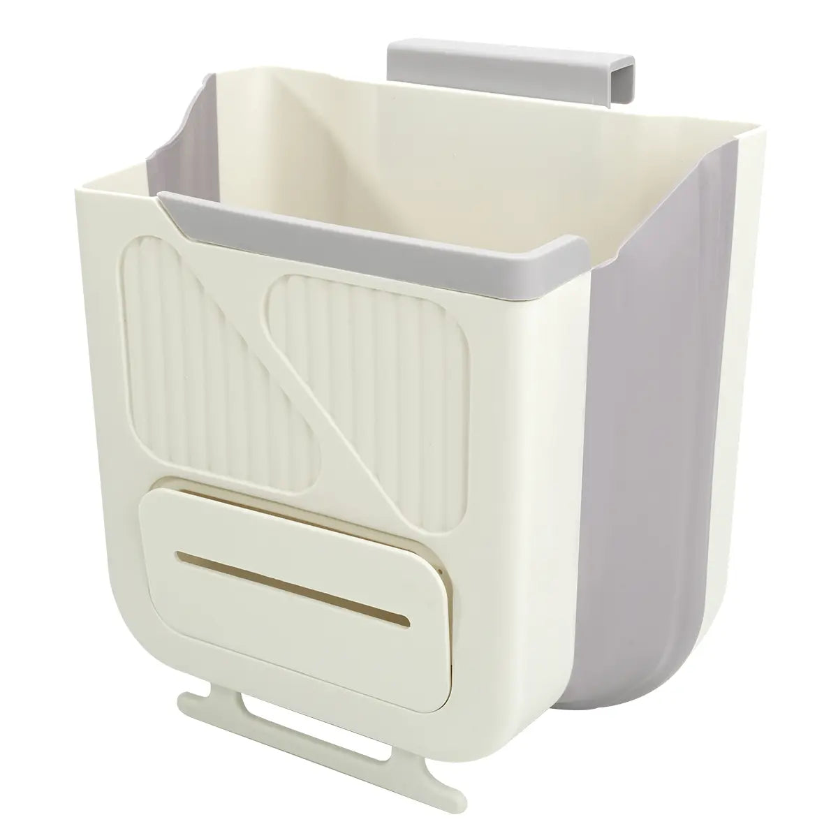2026 New Hanging Bin for Kitchen Cabinet Doors, Plastic Folding Garbage Bin for Cabinet🗑️