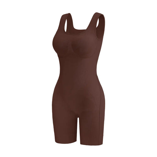 Brown sculpting bodysuit