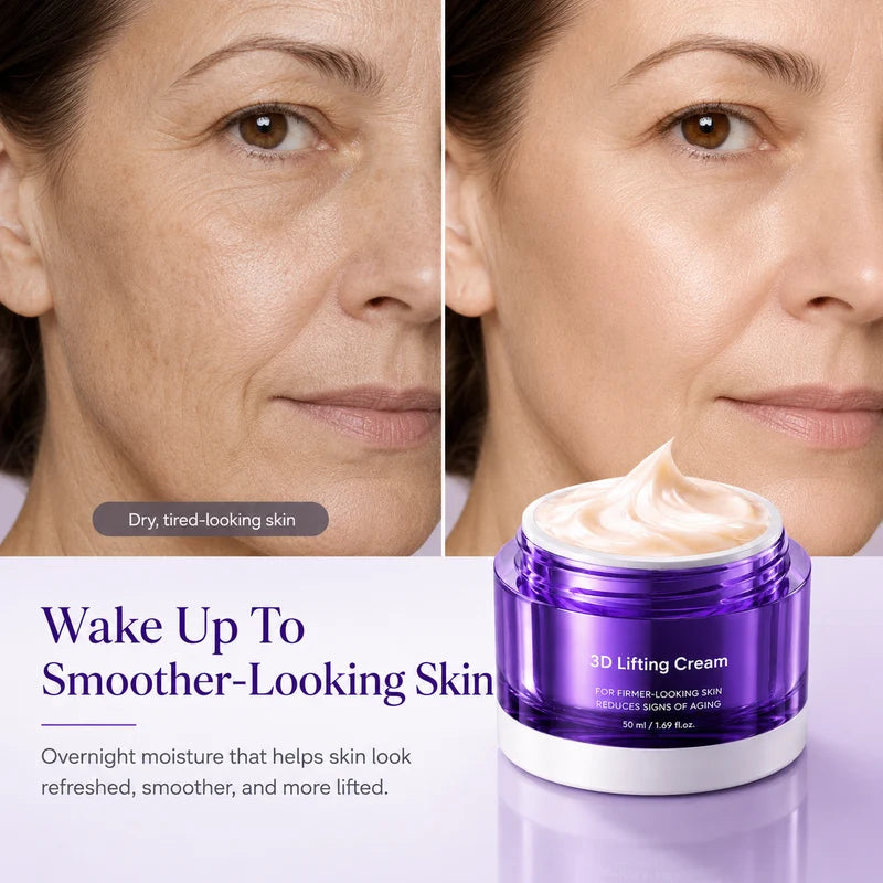 2026 3D Lifting Cream 1.7 fl oz | Advanced Korean Facial Night Cream💜