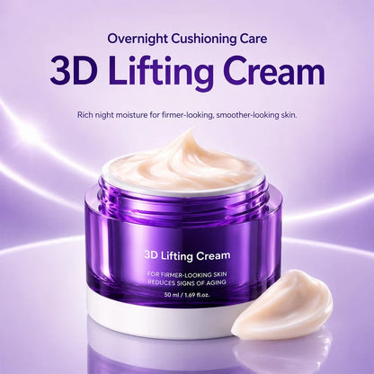 2026 3D Lifting Cream 1.7 fl oz | Advanced Korean Facial Night Cream💜