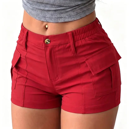 Women’s Summer Casual Cargo Shorts, Lightweight Multi-Pocket Utility Shorts👖