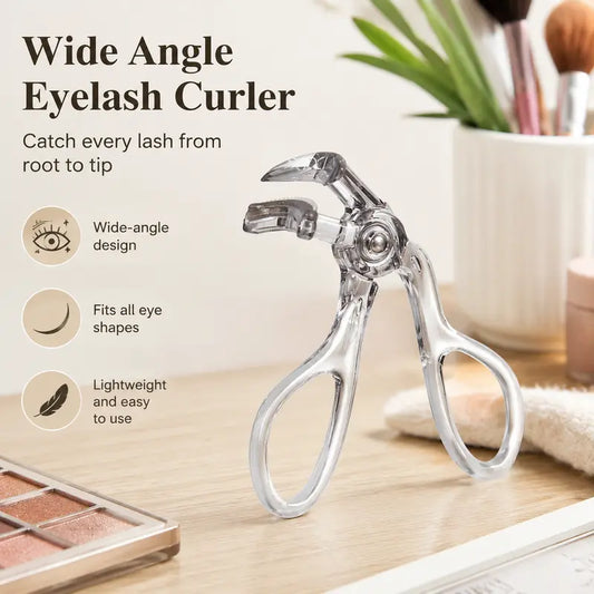 Lash Genius Wide-Angle Curler with Comb, Replaceable Silicone Pad✨