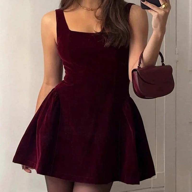French Elegance Women's Short Fit Elegant Chic Dress, Elegant Dresses 👗