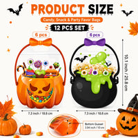 12pcs(6 pumpkin+6 poison)