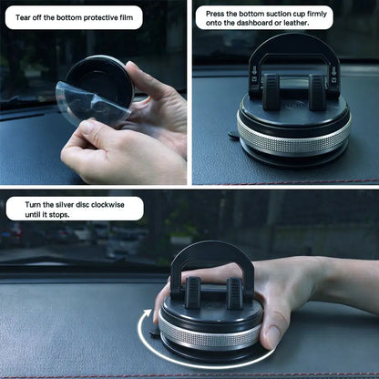 Car Phone Holder 360 Degree Rotation, Suitable for Car Navigation In-Car Dashboard 🚗
