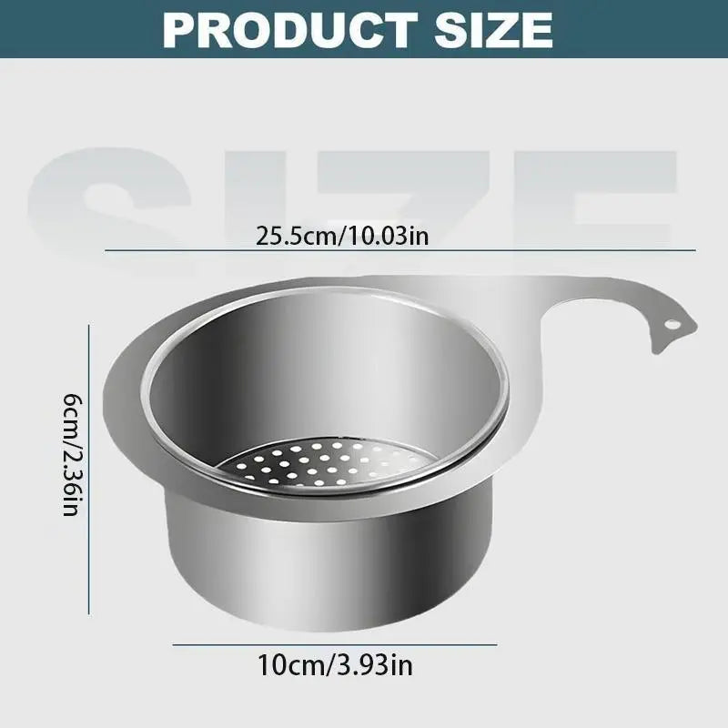 Stainless Steel Swan Sink Strainer Basket🚰