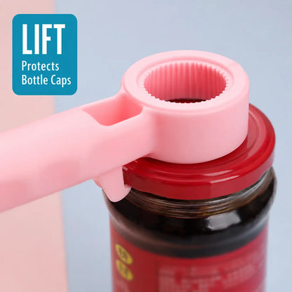 4‑in‑1 Multi‑Function Bottle & Jar Opener, Bunny‑Shaped Kitchen Opener Tool with Bottle Opener 🐰🍾