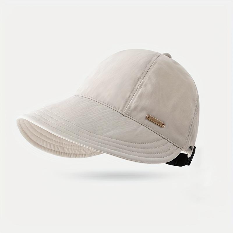 UPF50+ Ponytail Sun Hat Wide Brim Lightweight Adjustable Outdoor UV Protection Bucket Cap☀️