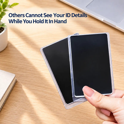 10 Packs Side-View Privacy Card Sleeve with Privacy Film, Protective Card Holder for Credit 🔒