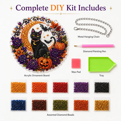 Halloween Diamond Painting Hanging Ornament Kit🎃