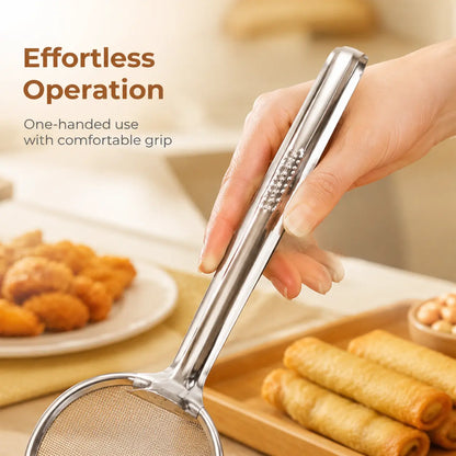2‑in‑1 Oil‑Frying Filter Clip, Kitchen Food Strainer Tongs for Fried Food 🍳