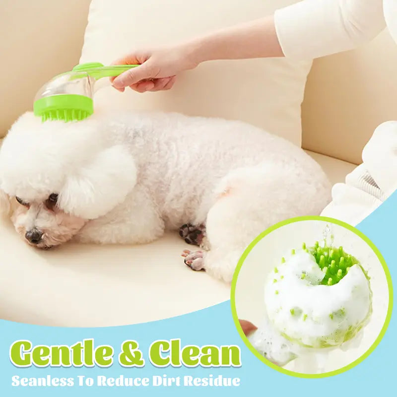 Pet Grooming Bath Brush with Shampoo Dispenser🐾