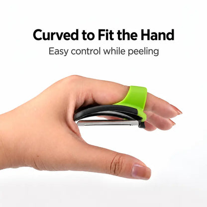 2 Pcs Hand Vegetable Peeler, Palm Peeler with Rubber Finger Grips ✨