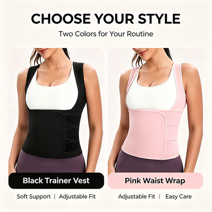 Women's Zip‑Up Compression Shapewear Vest - Athletic Active Tops with Built✨