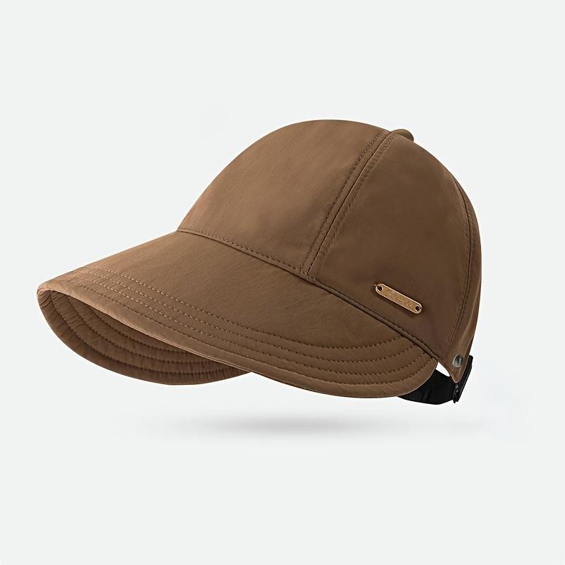 UPF50+ Ponytail Sun Hat Wide Brim Lightweight Adjustable Outdoor UV Protection Bucket Cap☀️