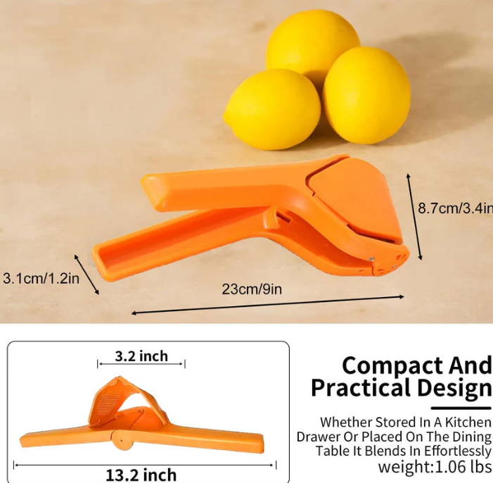 Stainless Steel Citrus Juicer 🍋 Perfect for oranges, lemons, and limes