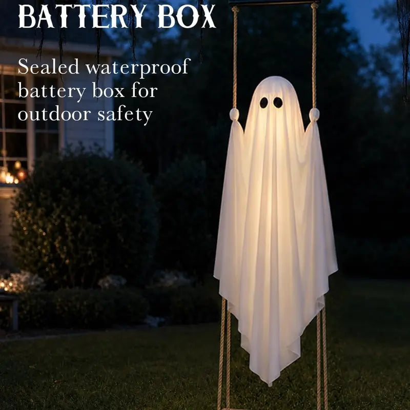 Halloween Decorations Outdoor Pre-Assembled Hanging Swing Ghost👻