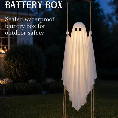 Halloween Decorations Outdoor Pre-Assembled Hanging Swing Ghost👻