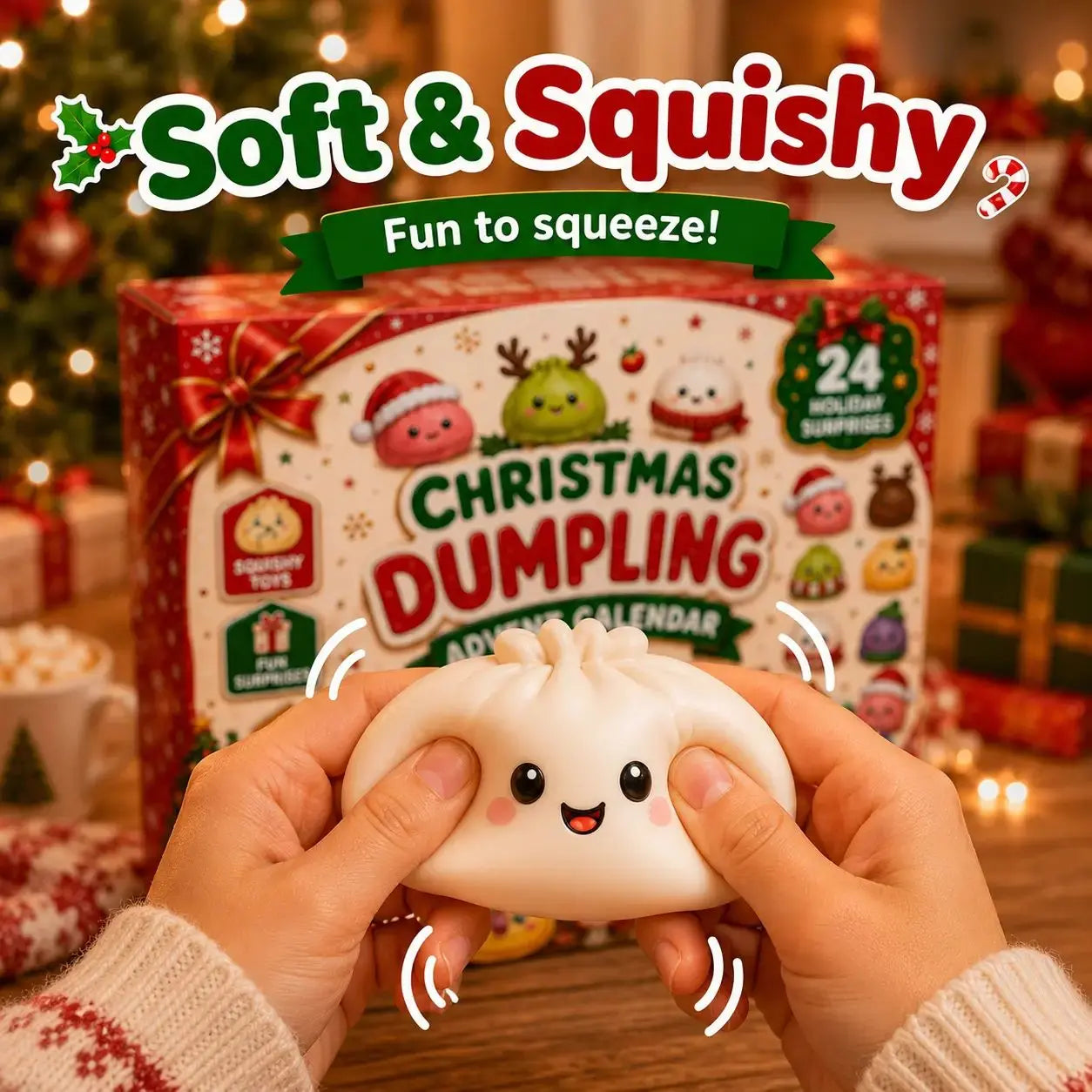 Christmas Squishy Advent Calendar 2026 Countdown Calendar 🎄