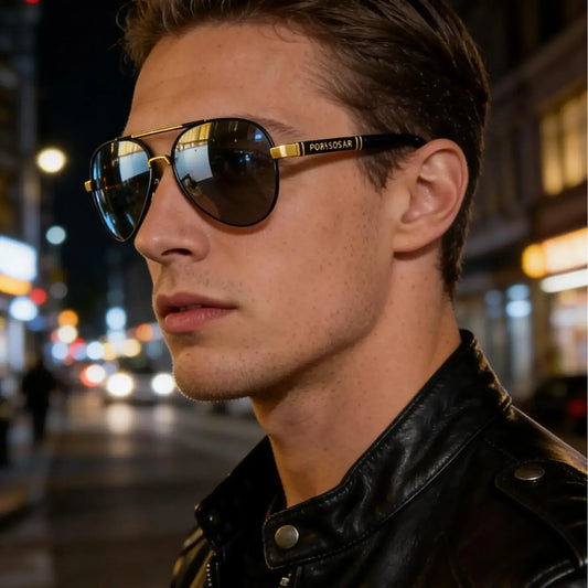 Polarized Pilot Sunglasses UV400 Protection Light Metal Frame Anti Glare Driving Outdoor Shades🕶️