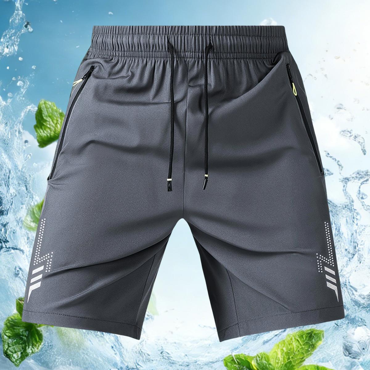 Unisex Reflective Print Workout Shorts🏃