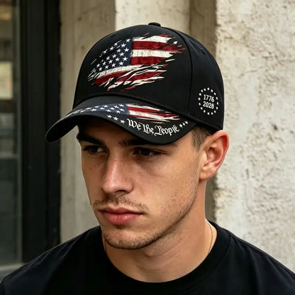 250th Anniversary Printed Baseball Cap, Adjustable Unisex Outdoor Sun Hat🧢
