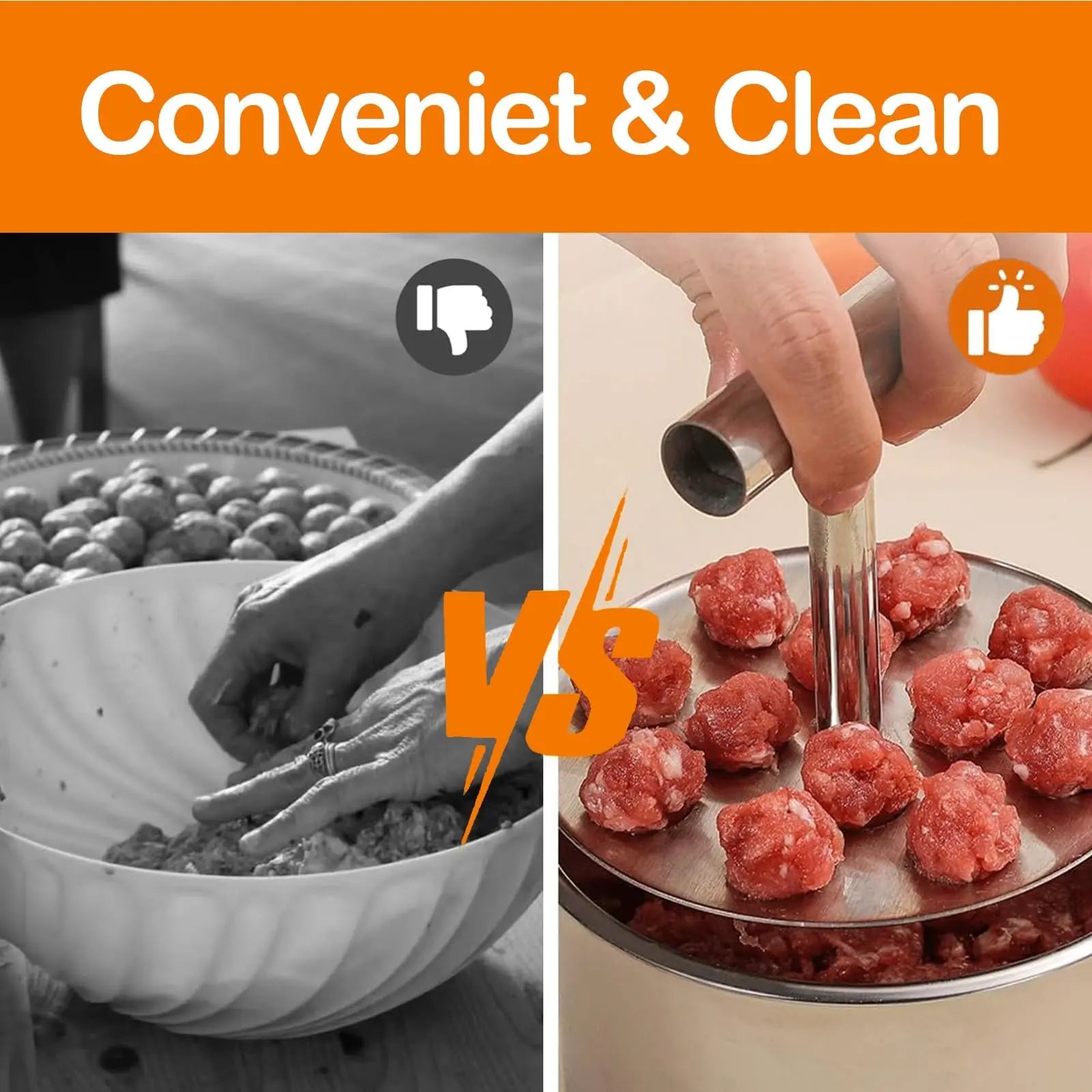 meatball press compare manual rolling