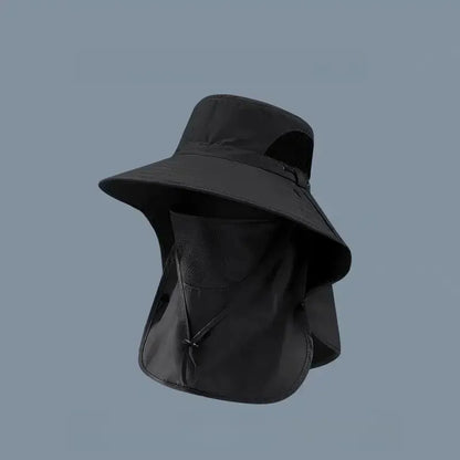 ☀️Detachable Outdoor Fishing Face Covering Neck Protection Sun Hat