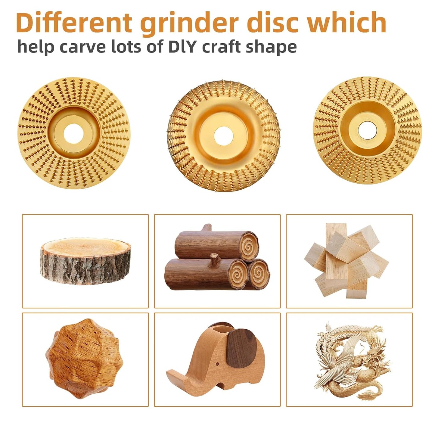 🪚3PCS Wood Carving Disc Set