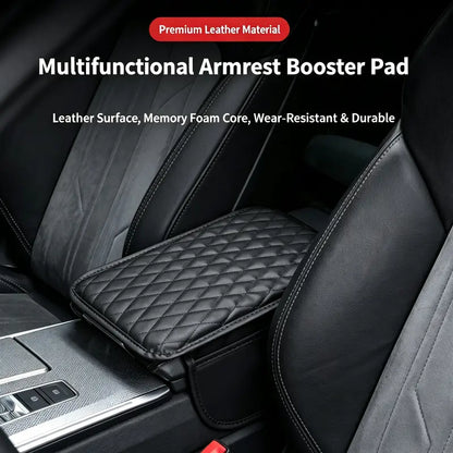 Multifunctional Car Armrest Box Cushion with Built-in Storage Bag 🚗