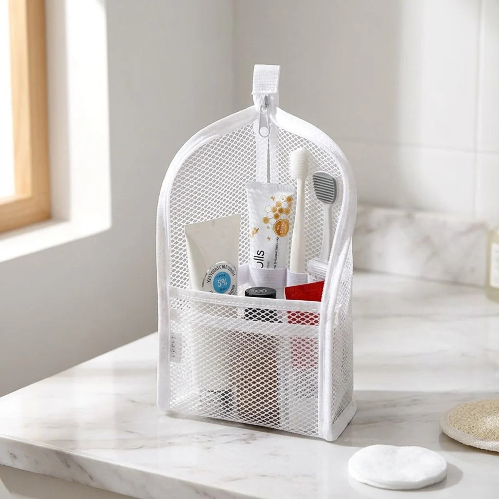 Standing Toiletry Bag, Waterproof Foldable Travel Makeup Organizer 🧳